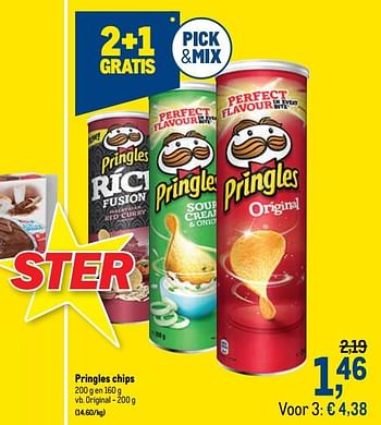 Promoties Pringles chips original - Pringles - Geldig van 21/04/2021 tot 04/05/2021 bij Makro