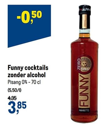 Promoties Funny cocktails zonder alcohol - Funny - Geldig van 21/04/2021 tot 04/05/2021 bij Makro