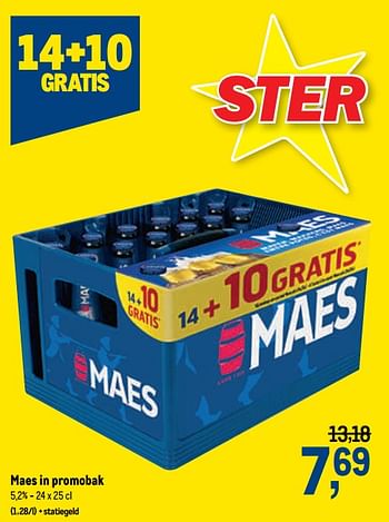 Promoties Maes - Maes - Geldig van 21/04/2021 tot 04/05/2021 bij Makro