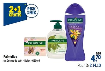 Promotions Palmolive crème de bain - relax - Palmolive - Valide de 21/04/2021 à 04/05/2021 chez Makro