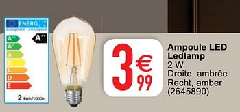 Promoties Ampoule led ledlamp - Huismerk - Cora - Geldig van 20/04/2021 tot 03/05/2021 bij Cora