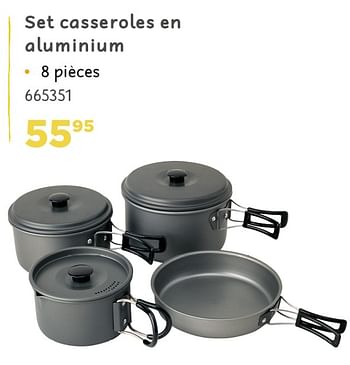 Promotions Set casseroles en aluminium - Produit maison - Mr. Bricolage - Valide de 02/04/2021 à 30/06/2021 chez Mr. Bricolage