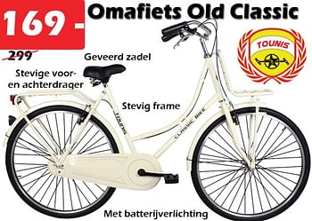 Promoties Omafiets old classic - Tounis - Geldig van 18/02/2021 tot 30/10/2022 bij Itek
