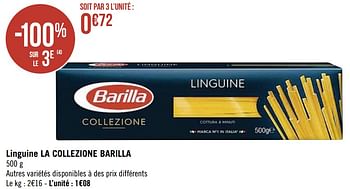 Promotions Linguine la collezione barilla - Barilla - Valide de 19/04/2021 à 02/05/2021 chez Super Casino