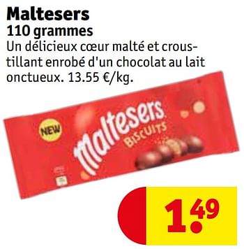 Promotions Maltesers - Maltesers - Valide de 20/04/2021 à 02/05/2021 chez Kruidvat