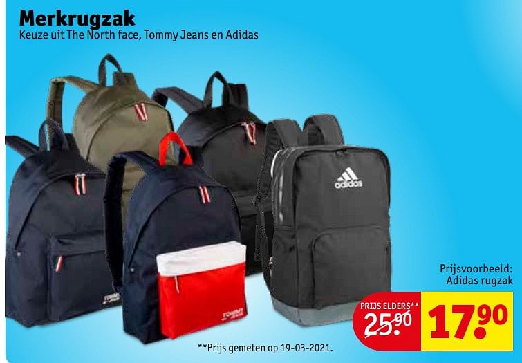 Adidas Merkrugzak adidas rugzak Promotie bij Kruidvat