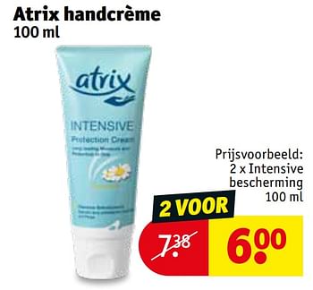 Promotions Atrix handcrème intensive bescherming - Atrix - Valide de 20/04/2021 à 02/05/2021 chez Kruidvat