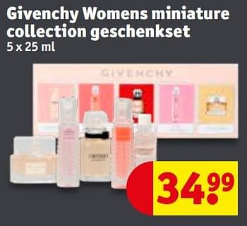 Promoties Givenchy womens miniature collection geschenkset - Givenchy - Geldig van 20/04/2021 tot 02/05/2021 bij Kruidvat