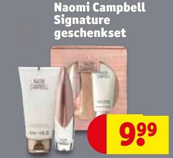 Promoties Naomi campbell signature geschenkset - Naomi Campbell - Geldig van 20/04/2021 tot 02/05/2021 bij Kruidvat