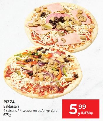 Promotions Pizza baldassari 4 saisons ou verdura - Produit maison - Alvo - Valide de 21/04/2021 à 04/05/2021 chez Alvo