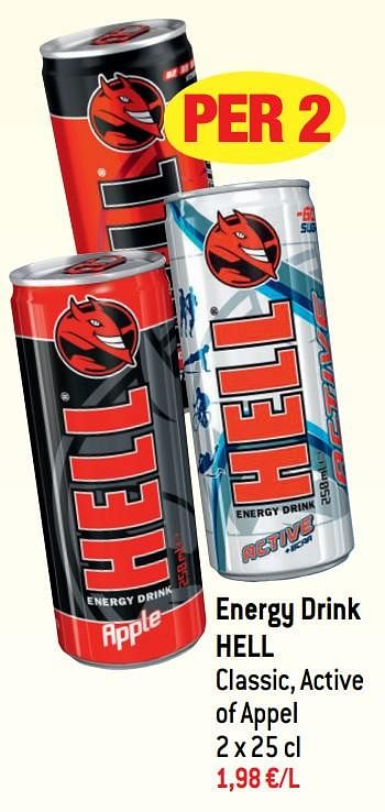 Promoties Energy drink hell - Hell - Geldig van 21/04/2021 tot 27/04/2021 bij Smatch