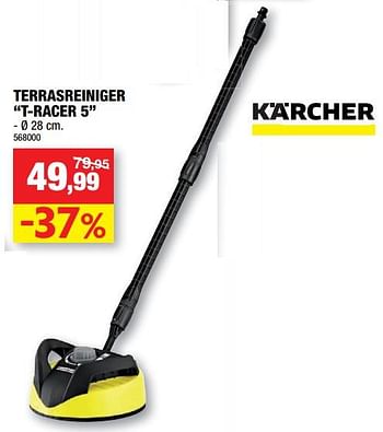 Promoties Kärcher terrasreiniger t-racer 5 - Kärcher - Geldig van 21/04/2021 tot 02/05/2021 bij Hubo
