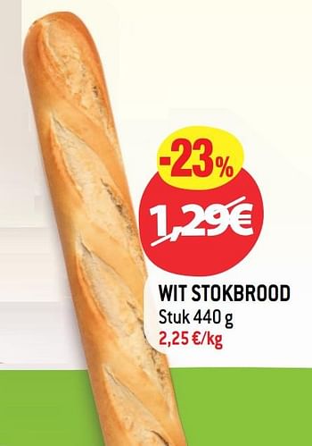 Promoties Wit stokbrood - Huismerk - Smatch - Geldig van 21/04/2021 tot 27/04/2021 bij Smatch
