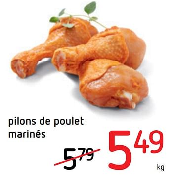 Promotions Pilons de poulet marinés - Produit Maison - Spar Retail - Valide de 22/04/2021 à 05/05/2021 chez Spar (Colruytgroup)