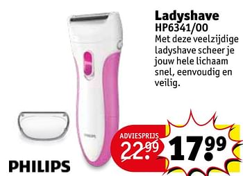 wond Buitenlander Het eens zijn met Philips Philips ladyshave hp6341-00 - Promotie bij Kruidvat