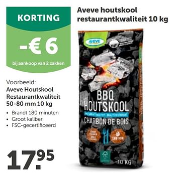 Promoties Aveve houtskool restaurantkwaliteit - Huismerk - Aveve - Geldig van 28/04/2021 tot 08/05/2021 bij Aveve