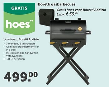 Promoties Boretti gasbarbecues boretti addizio - Boretti - Geldig van 28/04/2021 tot 08/05/2021 bij Aveve