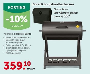 Promoties Boretti houtskoolbarbecues - Boretti - Geldig van 28/04/2021 tot 08/05/2021 bij Aveve