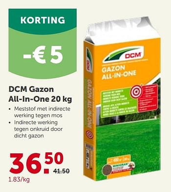 Promoties Dcm gazon all-in-one - DCM - Geldig van 28/04/2021 tot 08/05/2021 bij Aveve