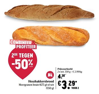 Promoties Houthakkersbrood - Huismerk - Delhaize - Geldig van 29/04/2021 tot 05/05/2021 bij Delhaize