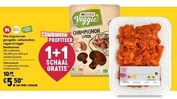 Promoties Varkensvlees voor pita - Huismerk - Delhaize - Geldig van 29/04/2021 tot 05/05/2021 bij Delhaize