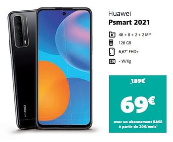 Promotions Huawei psmart 2021 - Huawei - Valide de 25/04/2021 à 25/05/2021 chez Base