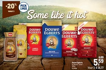Promotions Douwe egberts dessert - bonen - Douwe Egberts - Valide de 05/05/2021 à 18/05/2021 chez Makro