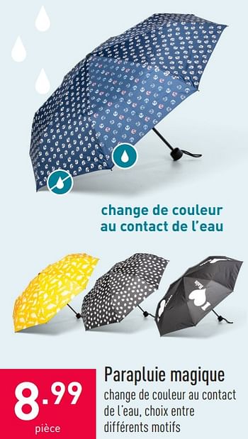 Promotions Parapluie magique - Produit maison - Aldi - Valide de 05/05/2021 à 14/05/2021 chez Aldi