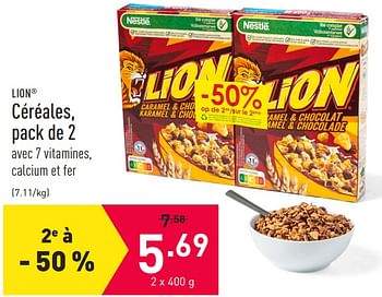 Promotions Céréales - Nestlé - Valide de 07/05/2021 à 14/05/2021 chez Aldi