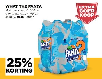 Promoties What the fanta - Fanta - Geldig van 05/05/2021 tot 11/05/2021 bij Jumbo