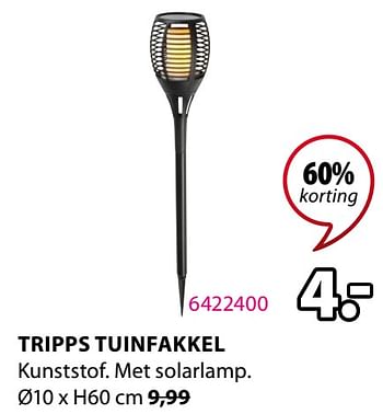 Promoties Tripps tuinfakkel - Huismerk - Jysk - Geldig van 26/04/2021 tot 09/05/2021 bij Jysk