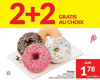 Promotions Donuts - Produit maison - Intermarche - Valide de 04/05/2021 à 09/05/2021 chez Intermarche