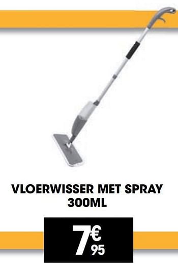 Promoties Vloerwisser met spray - Huismerk - Electro Depot - Geldig van 05/05/2021 tot 16/05/2021 bij Electro Depot