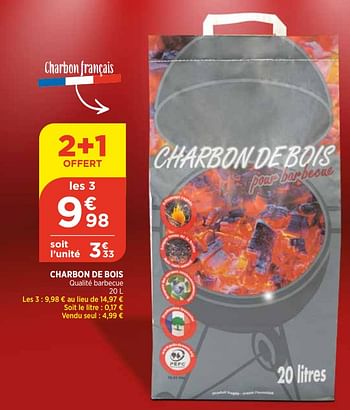Promotions Charbon de bois - Produit Maison - Atac - Valide de 05/05/2021 à 10/05/2021 chez Atac