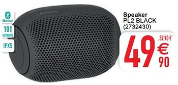 Promotions Lg speaker pl2 blackl - LG - Valide de 04/05/2021 à 17/05/2021 chez Cora