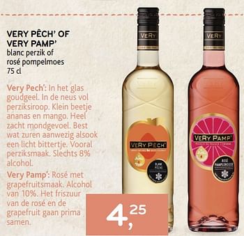 Promoties Very pêch` of very pamp` - Rosé wijnen - Geldig van 05/05/2021 tot 18/05/2021 bij Alvo