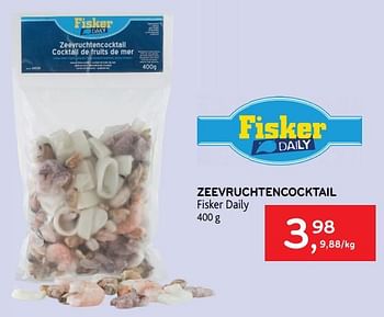 Promoties Zeevruchtencocktail fisker daily - Fisker Daily - Geldig van 05/05/2021 tot 18/05/2021 bij Alvo