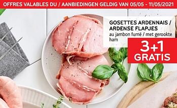 Promoties Gosettes ardennais 3+1 gratis - Huismerk - Alvo - Geldig van 05/05/2021 tot 11/05/2021 bij Alvo