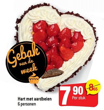 Promoties Hart met aardbeien - Huismerk - Smatch - Geldig van 05/05/2021 tot 11/05/2021 bij Smatch