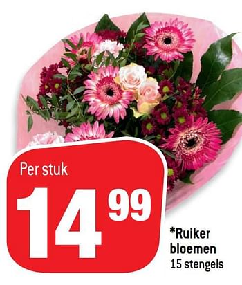Promoties Ruiker bloemen - Huismerk - Match - Geldig van 05/05/2021 tot 11/05/2021 bij Match