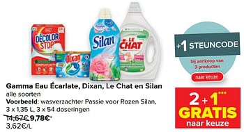 Promoties Wasverzachter passie voor rozen silan - Silan - Geldig van 05/05/2021 tot 17/05/2021 bij Carrefour