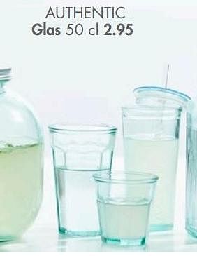 Promoties Authentic glas - Huismerk - Casa - Geldig van 03/05/2021 tot 13/06/2021 bij Casa