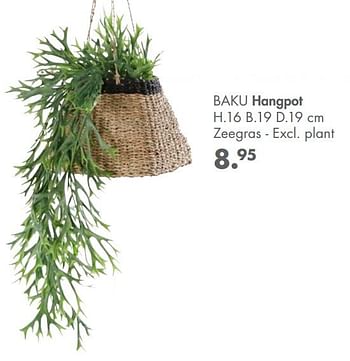 Promoties Baku hangpot - Huismerk - Casa - Geldig van 03/05/2021 tot 13/06/2021 bij Casa