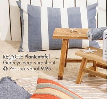 Promoties Recycle plantentafel - Huismerk - Casa - Geldig van 03/05/2021 tot 13/06/2021 bij Casa