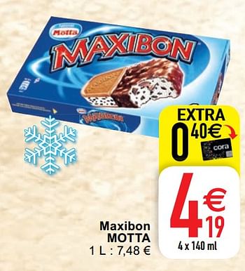 Promotions Maxibon motta - Nestlé - Valide de 04/05/2021 à 10/05/2021 chez Cora