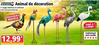 Promotions Animal de décoration - Powertec Garden - Valide de 05/05/2021 à 12/05/2021 chez Norma