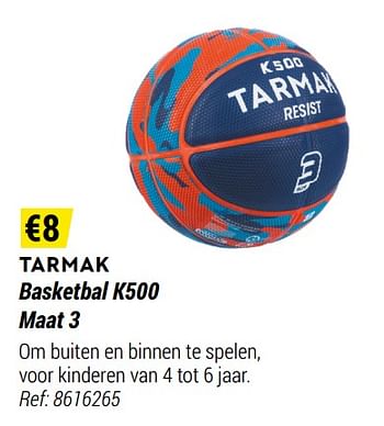 Promoties Basketbal k500 - Tarmak - Geldig van 01/05/2021 tot 31/12/2021 bij Decathlon