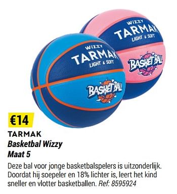 Promoties Basketbal wizzy - Tarmak - Geldig van 01/05/2021 tot 31/12/2021 bij Decathlon