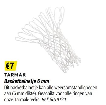 Promoties Basketbalnetje - Tarmak - Geldig van 01/05/2021 tot 31/12/2021 bij Decathlon