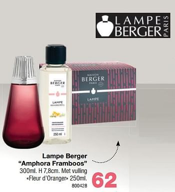 Promoties Lampe berger amphora framboos - Lampe Berger - Geldig van 03/05/2021 tot 30/05/2021 bij Home & Co